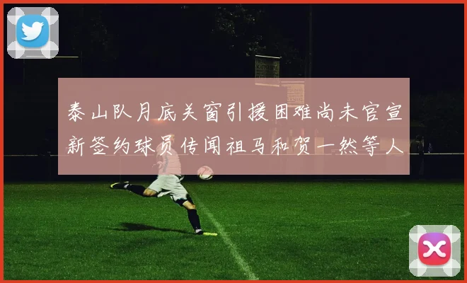 泰山队月底关窗引援困难尚未官宣新签约球员传闻祖马和贺一然等人